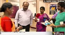 Punjab National Bank Provides Comfort while customers line up to exchange money in Chennai