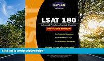 Choose Book LSAT 180, 2004 Edition (Kaplan LSAT 180)
