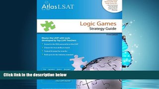 FAVORITE BOOK  Atlas LSAT Logic Games Strategy Guide