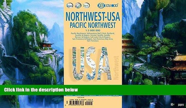 Buy Laminated Pacific Northwest Map by Borch (English Edition) Borch Book