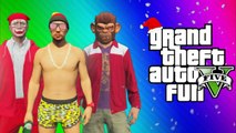 GTA 5 Online Funny Moments Gameplay - North Yankton Glitch, Titan Plane Fun, Alien, This is Santa!