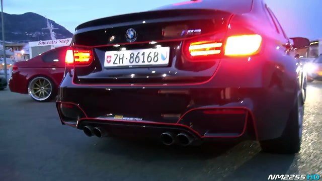 INSANE BMW M3 F80 with Straight Pipes HUGE Burnout in a Tunnel!!