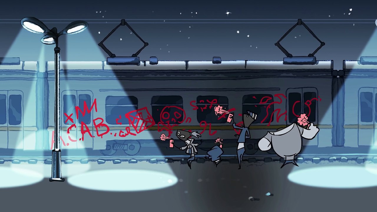 Trash cartoon about the story: Трэш-мульт о беспредельщиках в электричках!