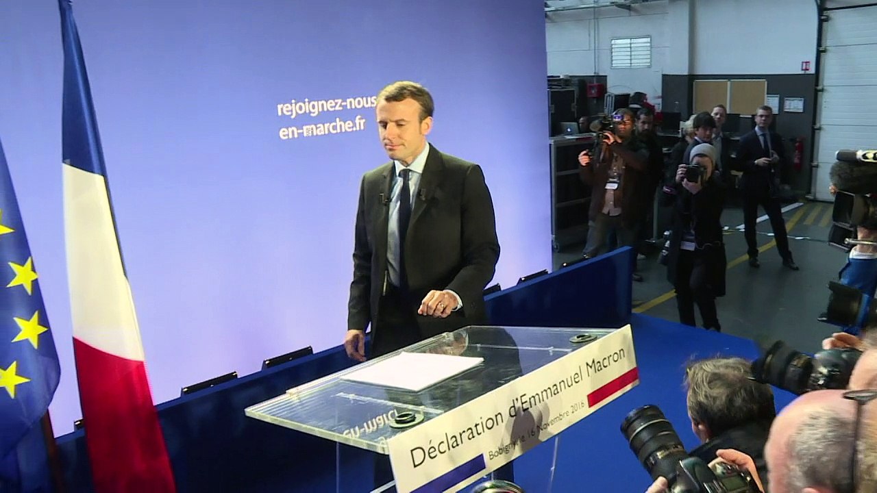Maverick Macron enters French presidential race