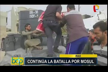 Irak: continúan los bombardeos en Mosul
