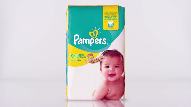 Pampers New Baby - son voile absorbant unique en action !