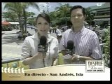 Silvia Corzo 20070720 Caracol Noticias 12:30 San Andrés