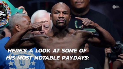 Floyd Mayweather's career fight earnings