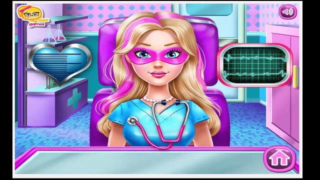 Super Barbie Brain Doctor - Cartoon Video Game For Kids