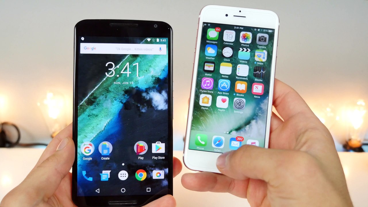 Android N vs iOS 10 - New Features Comparison