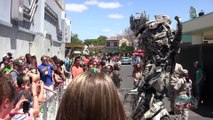 Talking Megatron Transformers character meet-and-greet at Universal Studios Florida
