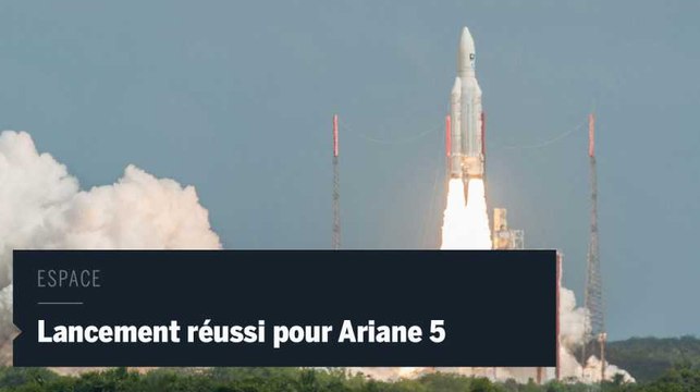 Lancement réussi pour Ariane 5 qui emporte quatre satellites Galileo