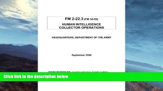 FREE PDF  Human Intelligence Collector Operations  FM 2-22.3  BOOK ONLINE