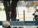 Reducen alerta en República Dominicana por las lluvias