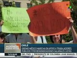 Chile: médicos marchan en apoyo a lucha salarial de empleados públicos