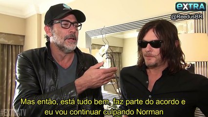 The Walking Dead 7ª Temporada: Norman Reedus e Jeffrey Dean Morgan falam sobre a premiere ao EXTRA