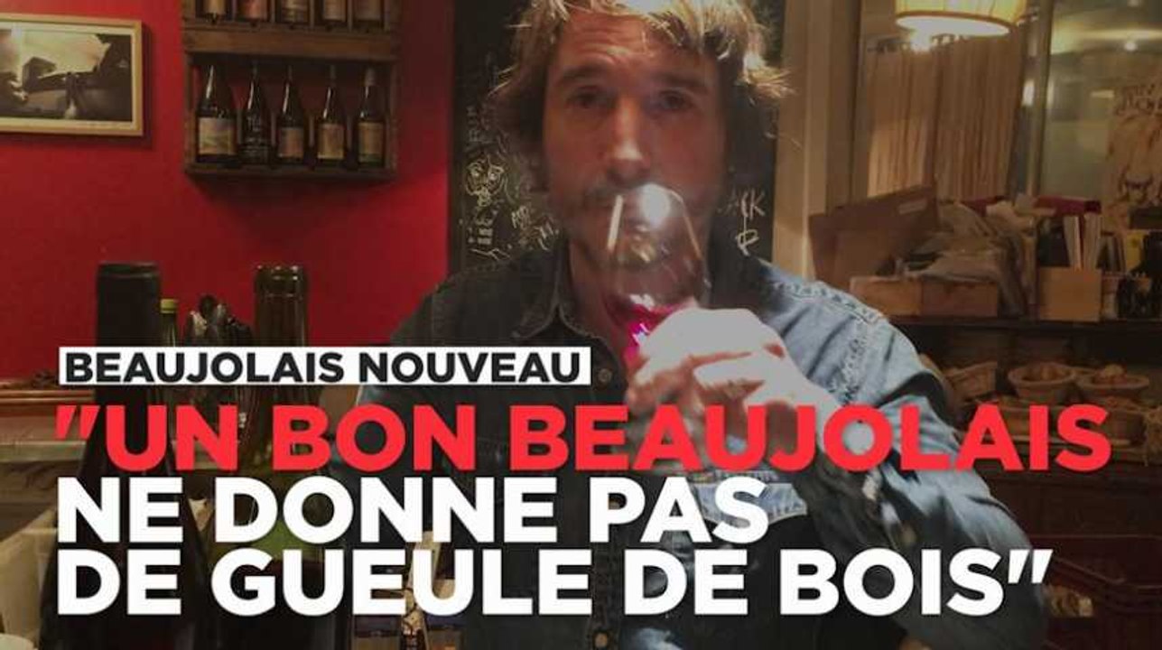 Un bon Beaujolais nouveau ? "Il ne donne pas la gueule de bois !"