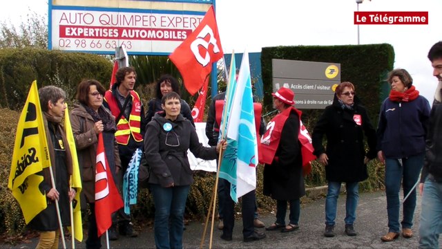 Quimper. Les facteurs protestent contre leurs conditions de travail
