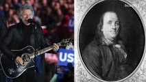 Jon Bon Jovi Helps Save Benjamin Franklin's Gravestone
