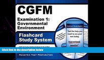 Pdf Online  CGFM Examination 1: Governmental Environment Flashcard Study System: CGFM Test
