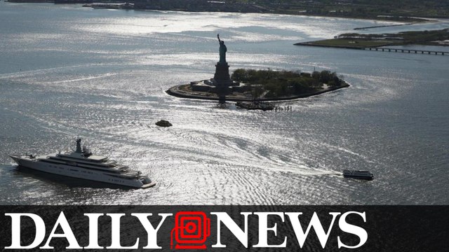Whale Sighting Near The Statue of Liberty