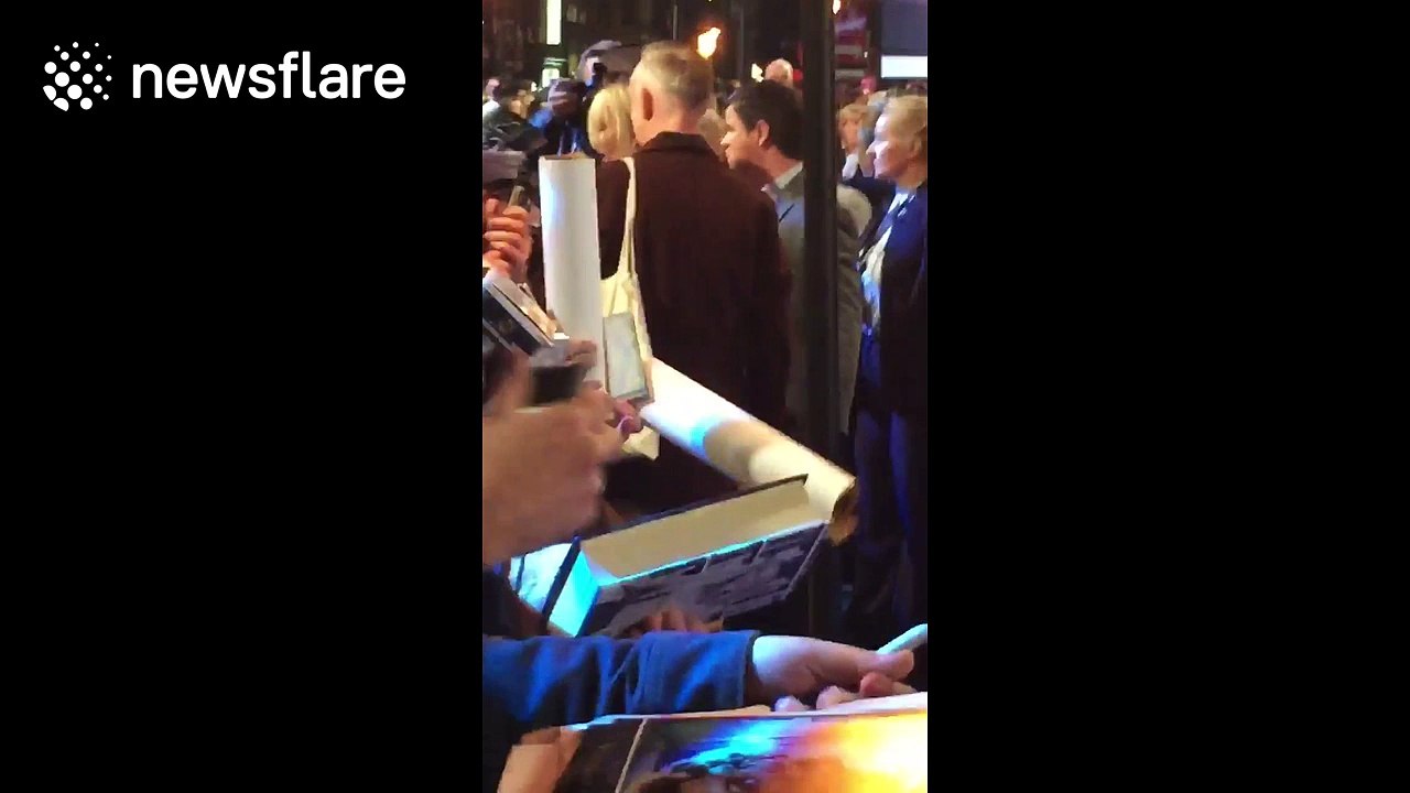 JK Rowling signing autographs for 'Fantastic Beasts and Where to Find Them'