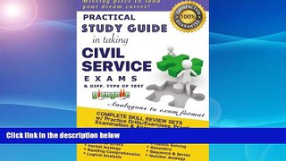 EBOOK ONLINE  Practical Study Guide in taking Civil Service Exams and different type of test.