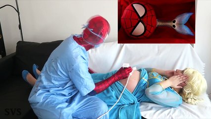 PINK SPIDERGIRL BECOMES MERMAID! w/ Spideman vs Joker, Frozen Elsa vs Maleficent - Funny Superhero