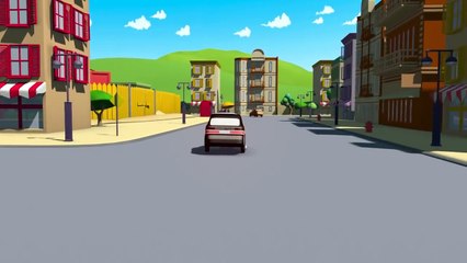 Трансформер Карл и Полицейская машина в Автомобильном Городе_ Мультик про машинки и грузовички