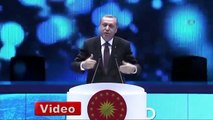 Erdoğan, Diriliş Ertuğrul dizisi senaristinin konuşmasına izin verilmemesine tepki gösterdi