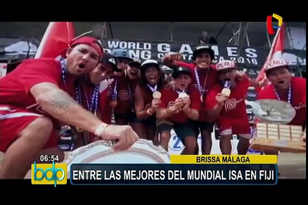 Peruana Brissa Málaga entre las mejores del mundial ISA en Fiji