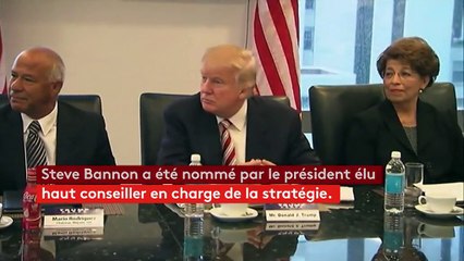 Etats-Unis : mobilisation contre Steve Bannon, le sulfureux stratège de Donald Trump