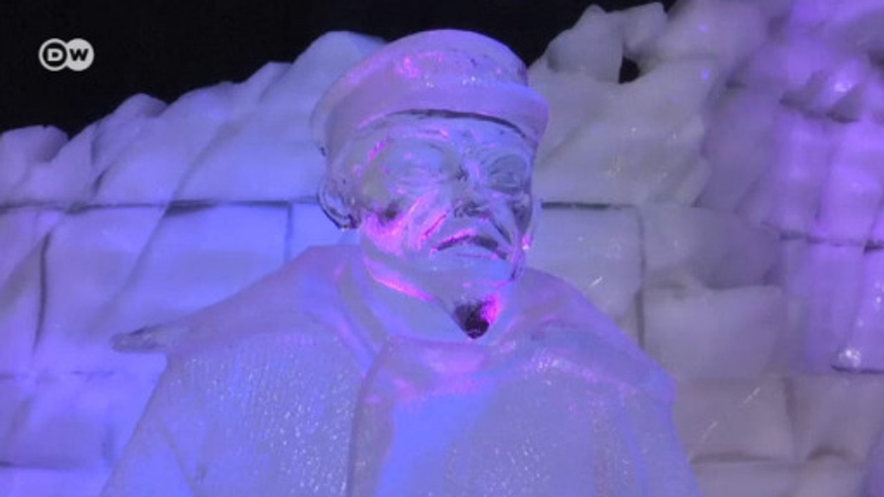 Buzdan heykellerle Antarktika macerası