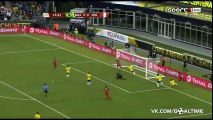 Raul Ruidiaz Goal - Brazil vs Peru 0-1(Copa America) 2016