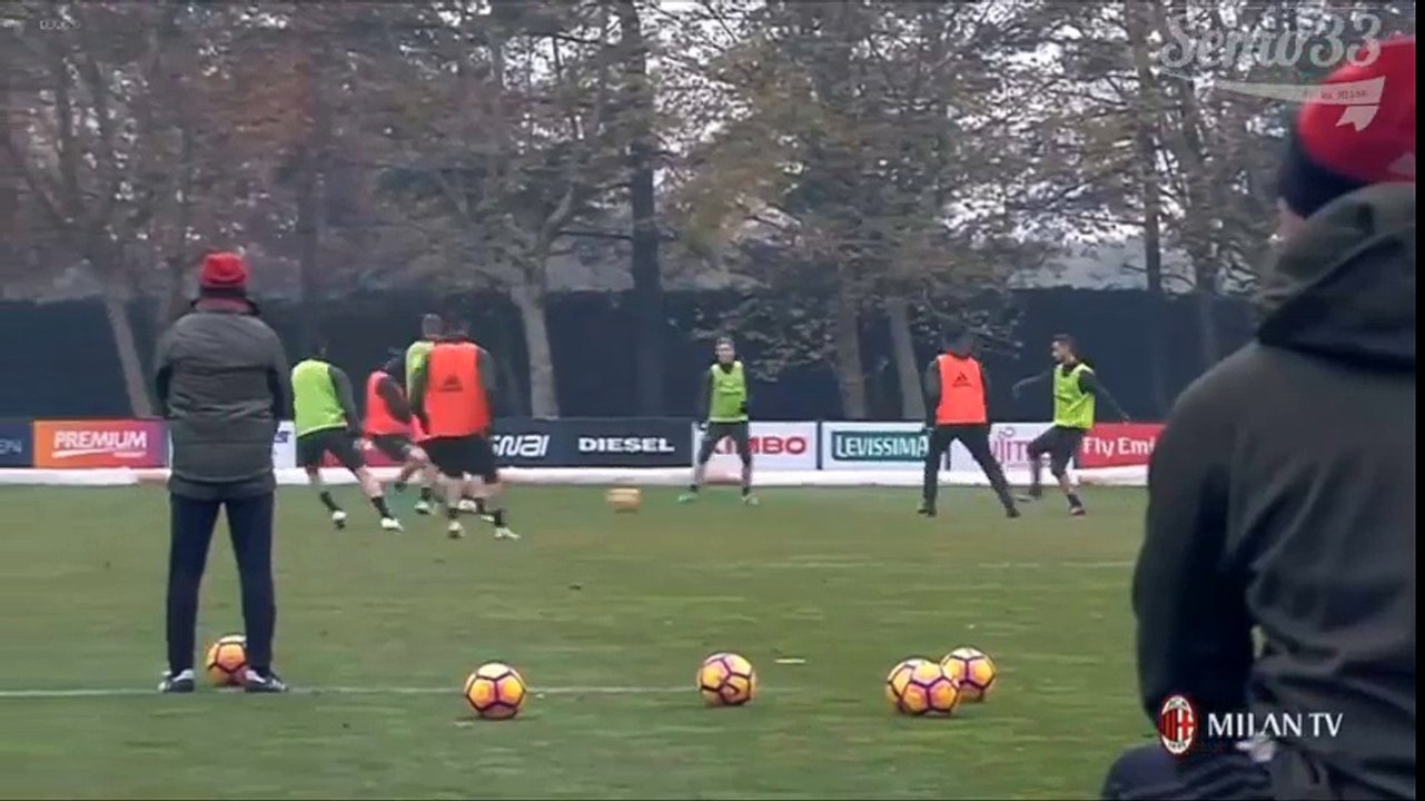 Milan training session  17.11.2016
