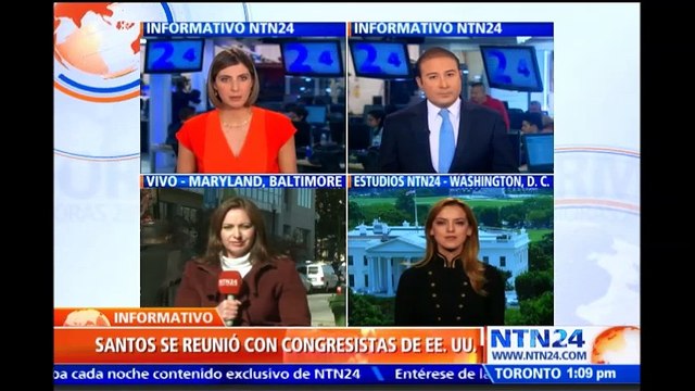 Santos se reunió en Washington con senadores de EE.UU. para explicar borrador de nuevo acuerdo de paz con las FARC