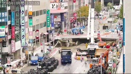 Mira como arreglaron un enorme agujero en solo 6 días