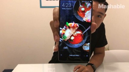 People can't figure out how to turn on the edge-to-edge Xiaomi Mi Mix