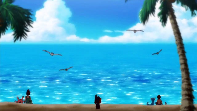 Ash vs Pikachu Running Race Funny Scene Pokemon Sun and Moon Episode 1