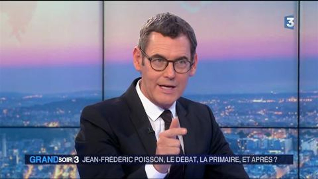 Jean-Frédéric Poisson refuse de répondre aux questions et quitte le plateau de France 3 ! (Vidéo)