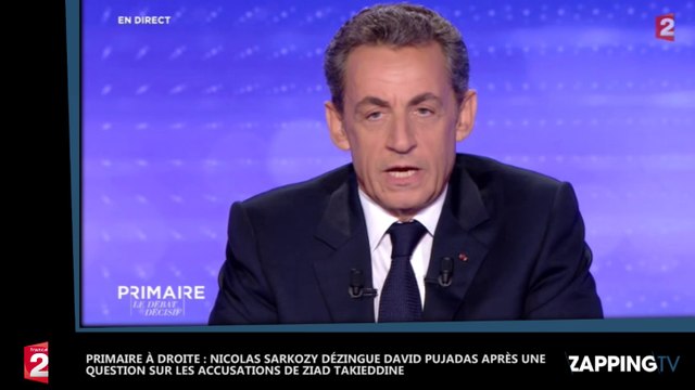 Nicolas Sarkozy allume David Pujadas après une question sur les accusations de Ziad Takieddine