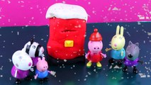Peppa Pig Toy Episode Christmas letters to Santa Claus Play Doh Presents