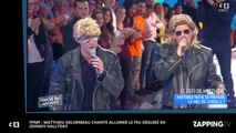 TPMP : Matthieu Delormeau chante Allumer le feu déguisé en Johnny Hallyday