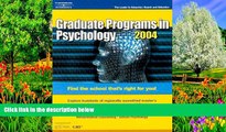 Big Deals  Graduate Programs in Psychology, 2004 (Peterson s Decision Guides : Graduate Programs)