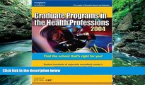 Big Deals  DecisionGd: Grad Gd Health Prof 04 (Peterson s Decision Guides : Graduate Programs)