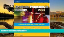 Big Deals  Decision Gd: GradPg in Bio 2004 (Peterson s Graduate Programs in Biology)  BOOOK ONLINE