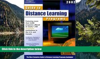 Books to Read  Distance Learning Programs 2002 (Peterson s Guide to Distance Learning Programs,