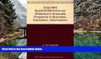 Big Deals  Peterson s Graduate   Professional Programs 2002, Volume 6: Graduate Programs in