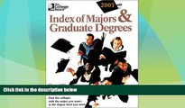 Deals in Books  The College Board Index of Majors   Graduate Degrees 2003: All-New Twenty-fifth