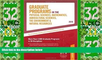 Big Sales  Graduate Programs in the Physical Sciences, Mathematics, Agricultural Sciences, The